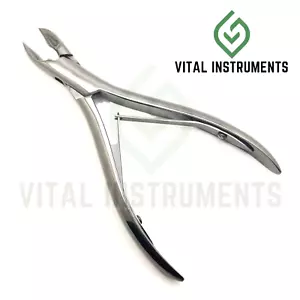Instrumento de acero inoxidable ligeramente curvado de corte lateral de 5" fórceps de corte óseo - Imagen 1 de 1
