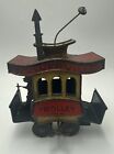 EARLY GERMAN FONTAINE FOX TOONERVILLE TROLLEY NO. 280098 WIND-UP TIN TOY 1922