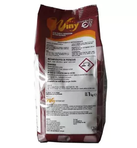 Winy metabisolfito di potassio 1 Kg uso enologico selettivo sanitizzante - Foto 1 di 15