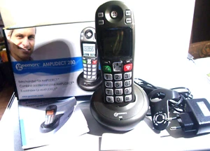 spécial malentendant,Combiné additionnel Amplidect 280 sans fil Compatible proth - Photo 1/7