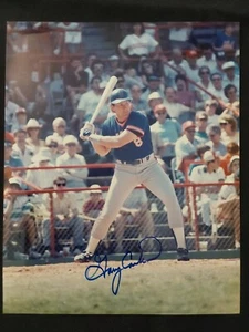 GARY CARTER SIGNED 8x10 PHOTO NEW YORK METS - Picture 1 of 2