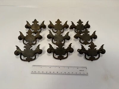 9 tiradores de cajón usados de acero Foto 1 de 3