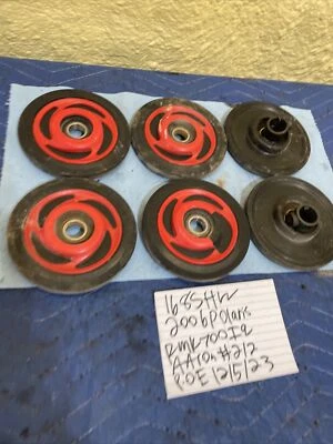 2006 Polaris RMK 700 rear skid idler bogey wheels 168 - Image 1 of 4