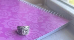 14K White Gold Quad Princess Cut & Round Diamonds Wedding Set - Picture 1 of 5