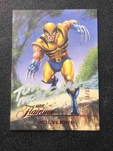 2023 Flair Marvel Flairium Artist Auto 15/33 Wolverine Tom Morgan #FT-2 Auto - Picture 1 of 2