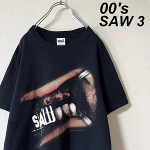 Used 00 s SAW 3 Movie T-Shirt Horror Film - Picture 1 of 6