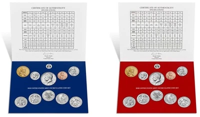 2020 United States Mint Uncirculated Coin Set Unopened in Box - Image 1 of 2