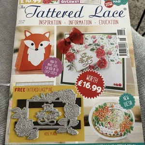 The Tattered Lace Issue 46 Die Just For You Roses Card Crafts Scrapbook Paper - Picture 1 of 4