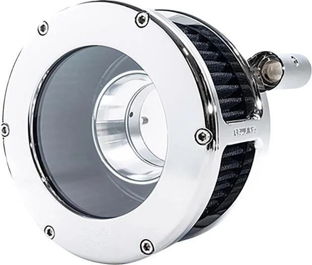 Feuling BA Series Air Cleaner Chrome With Clear Cover/Black Filter #5568 Foto 1 de 1