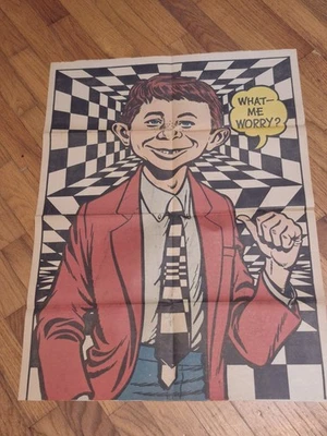 More Trash From Mad 8th '65 Annual Edition Magazine 1/2 Alfred E Neuman Poster - Image 1 of 4