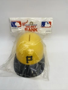 Vintage 70's Pittsburgh Pirates Plastic Mini Batting Helmet Coin Bank - Picture 1 of 7