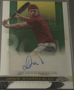 DENIS SHAPOVALOV 2024 TOPPS CHROME TENNIS AUTO - Bild 1 von 1