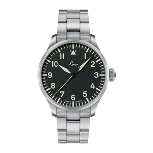 Reloj Piloto Laco 861895.2 Original Augsburgo 42 MB Automático Esfera Negra - Imagen 1 de 3