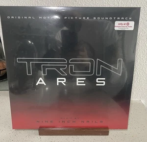 NINE INCH NAILS TRON ARES  2-LP SET TARGET RED TRANSLUCENT EXCLUSIVE SEALED NEW - Picture 1 of 4