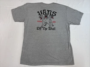 Vans "Cerberus" Off The Wall T-Shirt Größe X-Large cooles graues Logo hinten. - Bild 1 von 8