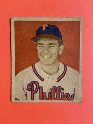 1949 年 BOWMAN-WILLIE JONES #92-PHILLIES - 好(折痕) — 第 1/4 张图片