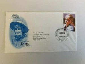 CONGO 1998 FDC PRINCESS DIANA MEMORIAM 01 - Picture 1 of 1