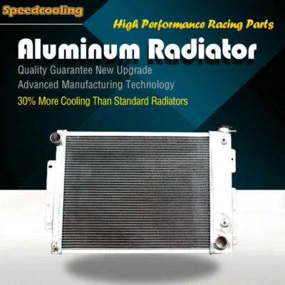 337B 3 ROW 铝散热器 适用于雪佛兰科迈罗庞蒂亚克 Firebird 1967 - 1969 AT — 第 1/4 张图片