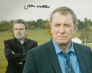 JOHN NETTLES - original signiertes Großfoto Autogramm Inspektor Barnaby signed - Bild 1 von 1