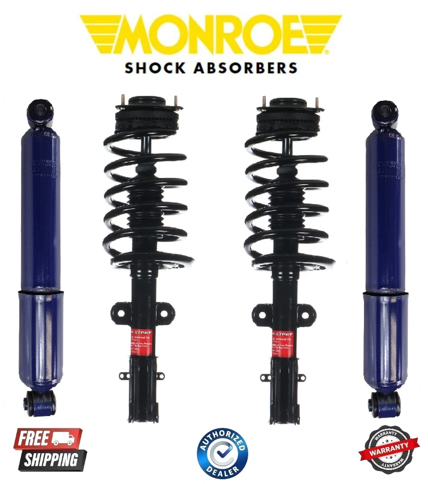Juego completo de 4 amortiguadores delanteros y traseros Monroe para Ram C/V 2012-2015 Foto 1 de 1