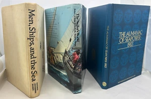 LOT of 3 Vintage 1960s-1980s Hard Cover Books Ships Sailing Seamanship Boats - Bild 1 von 23