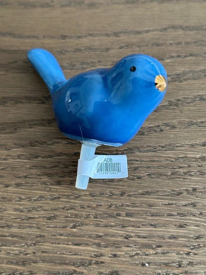 NUEVO CON ETIQUETAS - Nora Fleming Mini Bluebird of Happiness Plato de Cerámica Dije A08 NUEVO Pájaro Foto 1 de 1