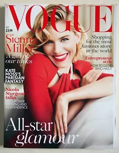 VOGUE MAGAZINE / OCT. 2015 / SIENNA MILLER / MARIO TESTINO / NICOLA STURGEON - Foto 1 di 5