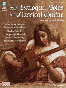 50 Baroque Solos for Classical Guitar Sheet Music Guitar Book NEW 002500713 - Picture 1 of 1