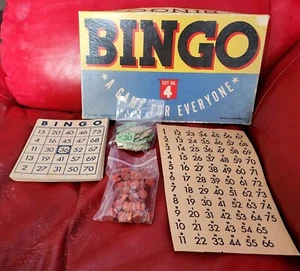 Vintage Whitman Bingo Set NO. 4 A Game For Everyone #3033 BENIFITS CHARITY  - Picture 1 of 12