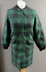 H&M Felted Coat Emerald/Black UK 6 EU 32 RRP £59.99 LN111 QQ 02 - Picture 1 of 4