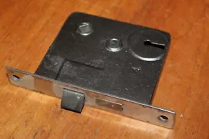 Restored Unbranded Marked B4B Inside Antique Cast Iron Mortise Lock R-134 - Picture 1 of 8