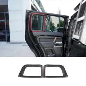 ABS Carbon Car window C-pillar decorative For Land Rover Defender 110 20-2022 - Imagen 1 de 7