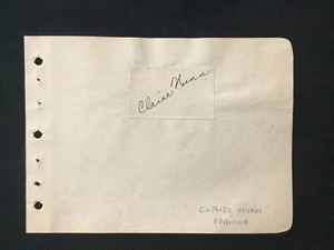 Firma de bailarina de corte firmado de Claire Nunn - Imagen 1 de 2