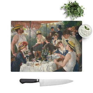 Pierre-Auguste Renoir Mittagessen der Bootsparty Schneidebrett Glas - Bild 1 von 6