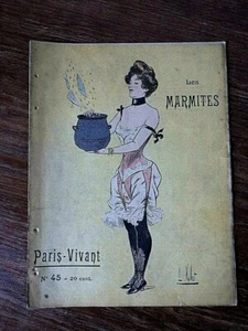 PARIS VIVANT Nr 45 (1902) Fotografien Humor Curiosa Illustration L.Vallet - Bild 1 von 2