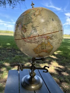 Replogle 12" World Classic Serie Globus auf Metallsockel Midcentury Kompasssockel - Bild 1 von 11