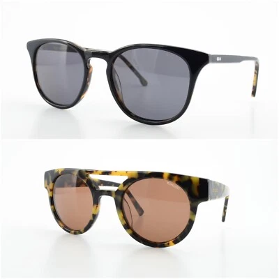 KOMONO Sunglasses The Dreyfuss The Beaumont 2 for 1 Pilot Tortois Panto Black - Image 1 of 4