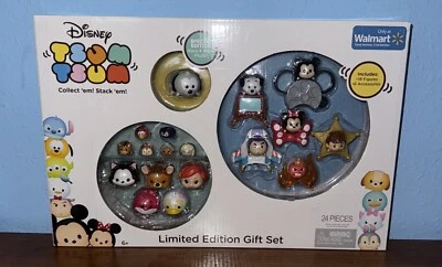 Disney Tsum Tsum Walmart Exclusive Limited Edition Set Black & White Pluto - Image 1 of 4