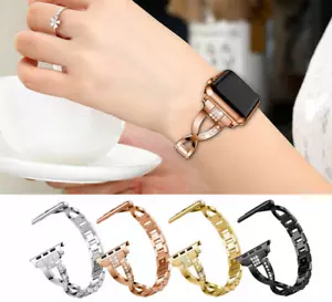 Lady Metal Watch Band Strap For Apple Watch Series 10 9 8 7 6 5 4 3 2 1 SE Ultra - Picture 1 of 17