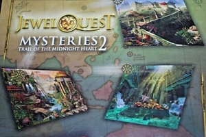 Jewel Quest Mysteries 2 Trail of the Midnight Heart PC Game 2009 Hidden Object - Picture 1 of 7