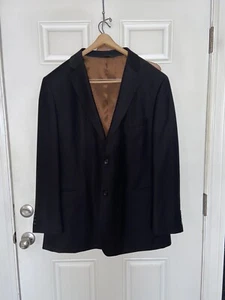 Caravelli Sz 44R Slim Fit Black Suit Jacket Sport Coat - Picture 1 of 10