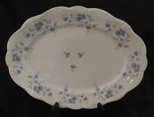 Johann Haviland Blue Garland 15 in Oval Serving Platter Vintage - Picture 1 of 5