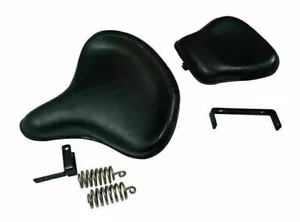 Indian Chief Scout Harley Motorcycle Vintage Motorcycle Black Leather Split Seat - Picture 1 of 8