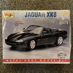 Maisto Vintage Jaguar XK8 1/24 Scale Metal Body Model Kit Factory Sealed NOS - Picture 1 of 4