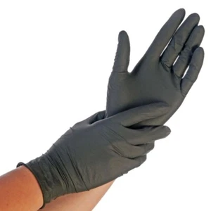 Hygonorm Nitril-Handschuhe "Safe Fit" Schwarz | 200 Stück : XS Einweghandschuhe - Bild 1 von 1