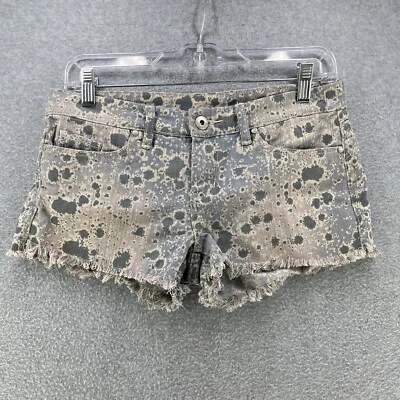 Pantalones cortos Blank NYC para mujer talla 26 (W31) recortes patrón geométrico cintura baja Foto 1 de 4