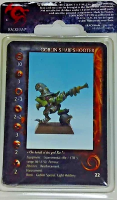 RACKHAM Confrontation: Tirailleurs Goblin Sharpshooter  GBTR03 - Image 1 of 2