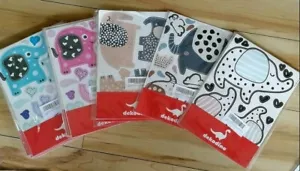 Calcomanías de pared pastel elefante animales guardería niñas niños dormitorio - Imagen 1 de 20