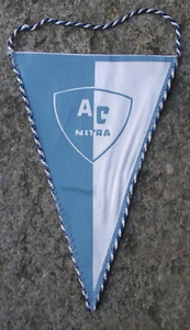 Vintage AC Nitra Slovakia Football Club Czechoslovakia Soccer Pennant Flag - Picture 1 of 2