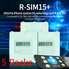 Upgrade Rsim-15+ Nano Unlock Card For Iphone13 Pro12 Pro Max X Max8 Ios15 Lot